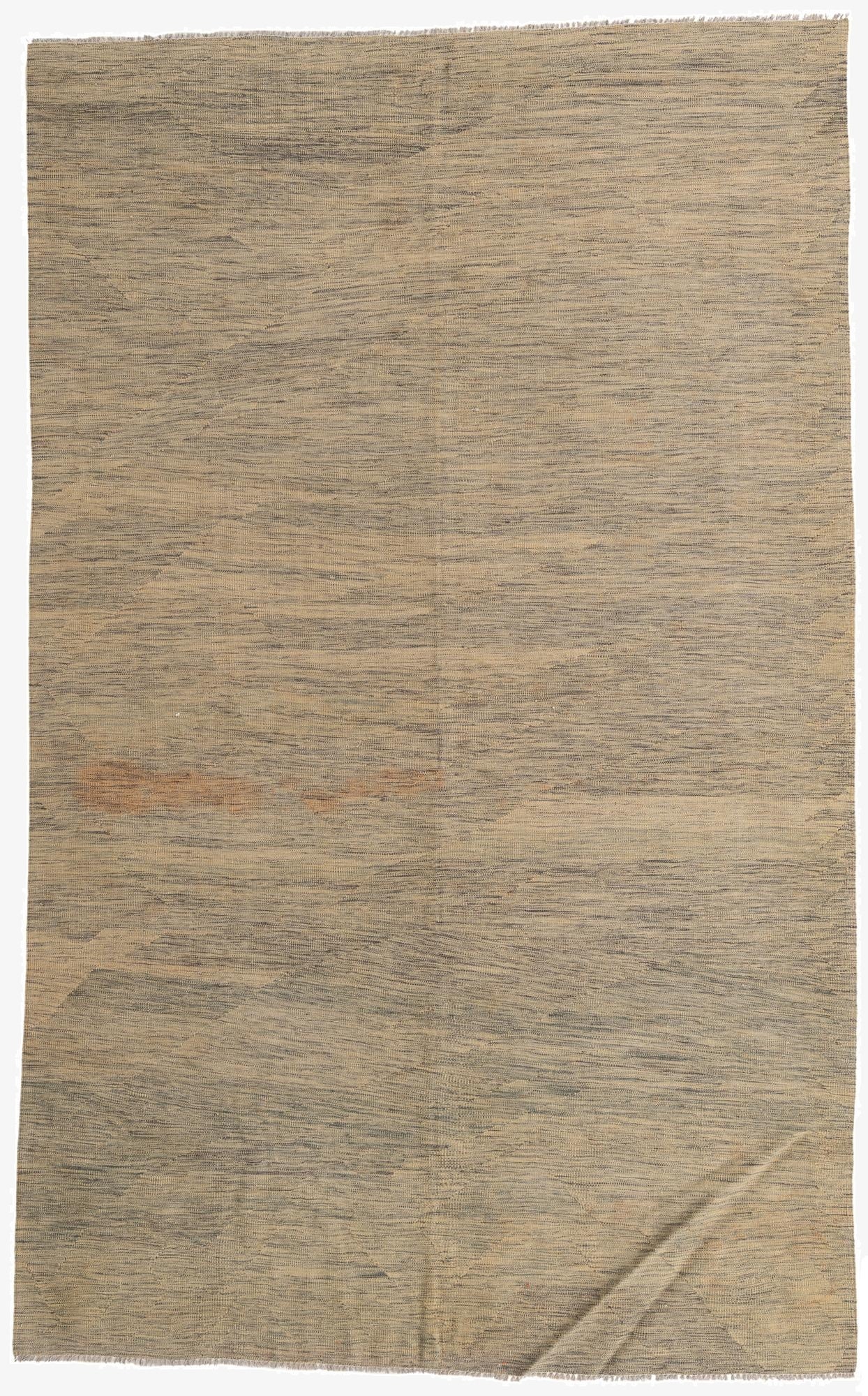 6' 3 x 10' 2  Hand Woven Kilim Modern Wool Rug