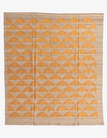 8' 5 x 9' 7 Hand Woven Kilim Modern Wool Rug