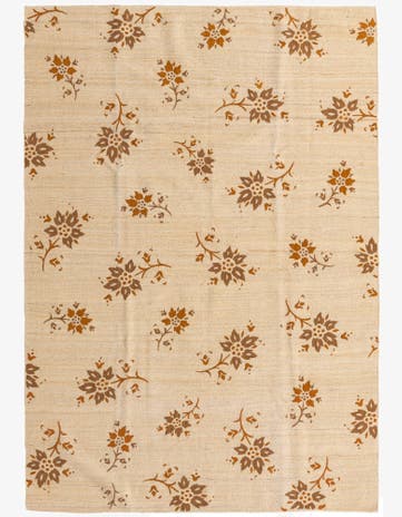 5' 8 x 8' 1 Hand Woven Kilim Modern Rug