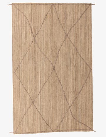 7' 10 x 12' 8 Hand Woven Kilim Modern Wool Rug