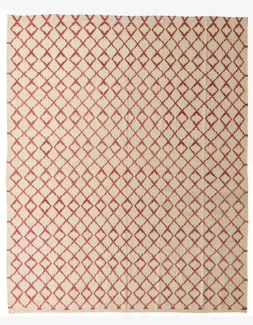 10' 4 x 12' 10 Hand Woven Kilim Modern Wool Rug