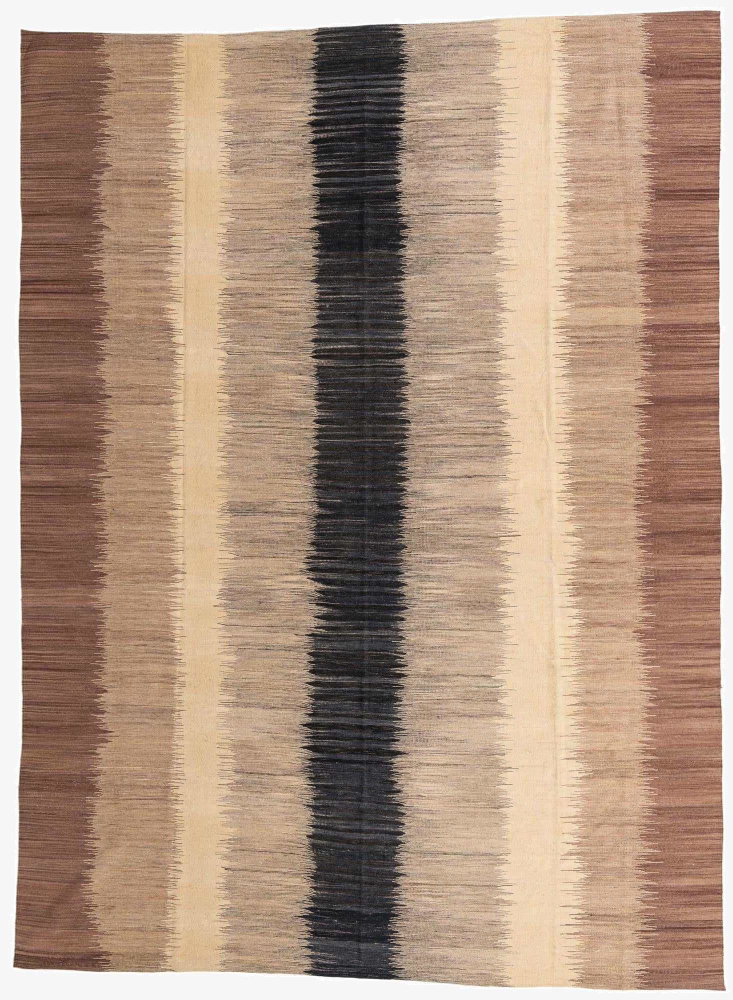 10' 1 x 13' 8  Hand Woven Kilim Modern Wool Rug