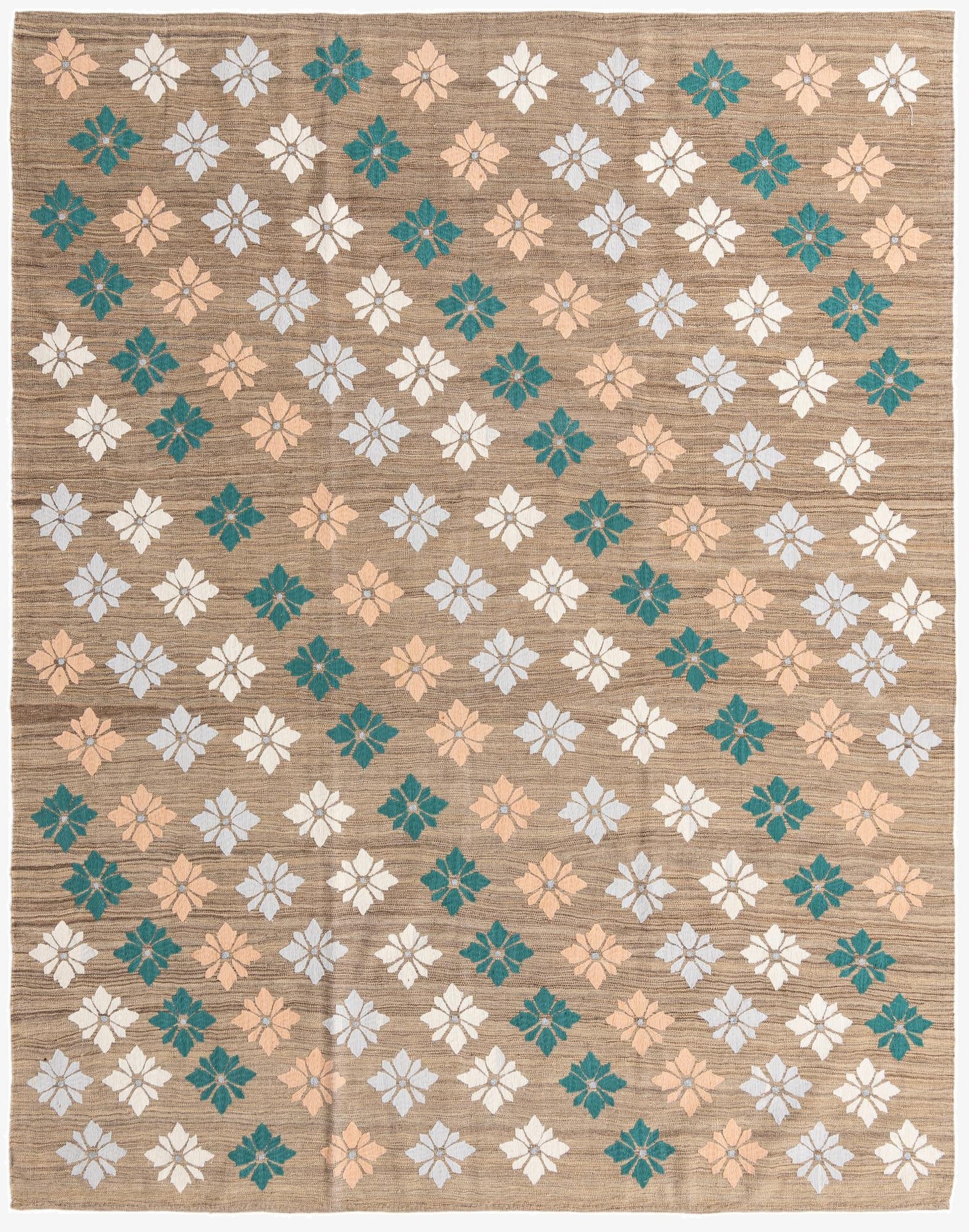 220cm x 282cm  Hand Woven Kilim Modern Rug