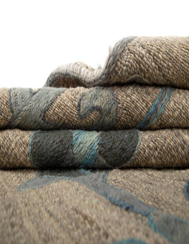 Detail image of 5' 11 x 7' 8  Hand Knotted Kilim Wool Rug