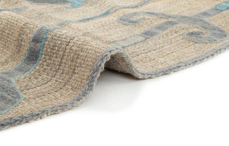 Detail image of 5' 11 x 7' 8 Hand Knotted Kilim Wool Rug