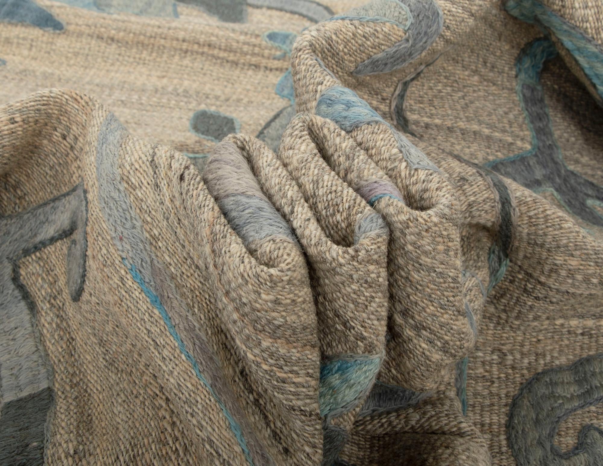 5' 11 x 7' 8 Hand Knotted Kilim Wool Rug