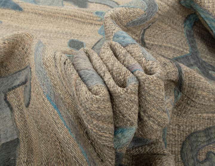 5' 11 x 7' 8 Hand Knotted Kilim Wool Rug