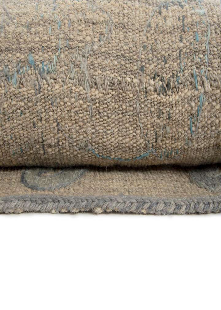 5' 11 x 7' 8 Hand Knotted Kilim Wool Rug