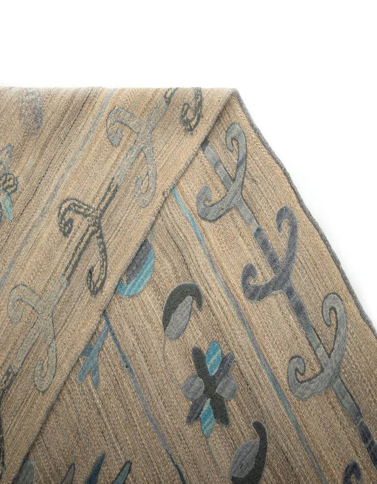 Detail image of 5' 11 x 7' 8  Hand Knotted Kilim Wool Rug