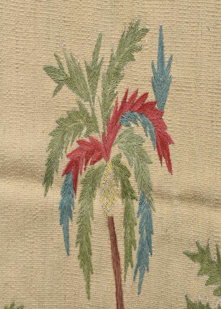 4' 2 x 5' 10 Hand Woven Kilim Suzani Wool Rug