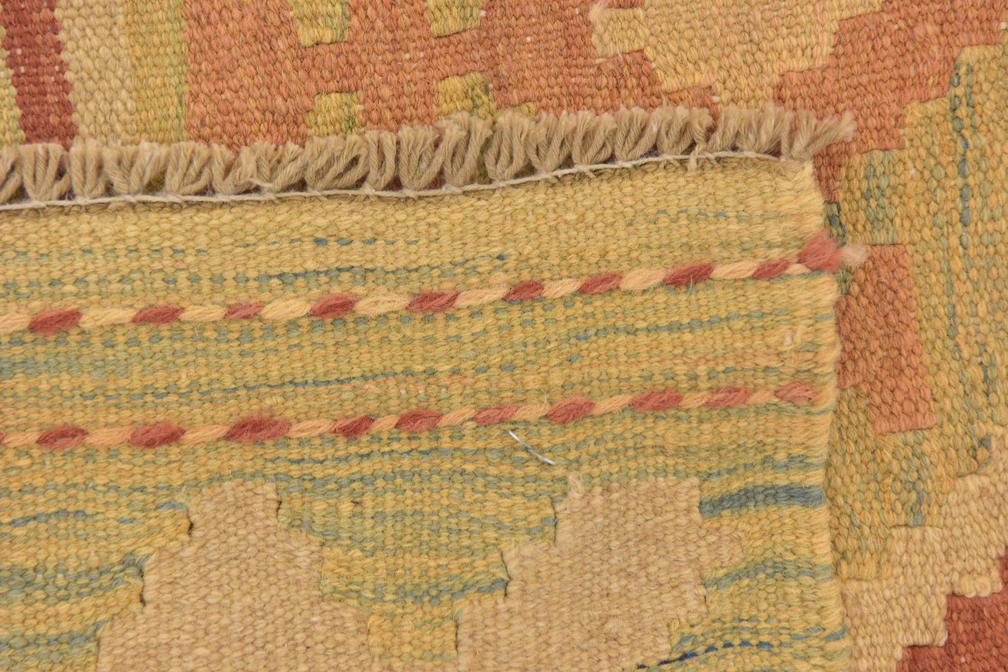 90cm x 145cm Tejido a mano Kilim Waziri Alfombra Lana