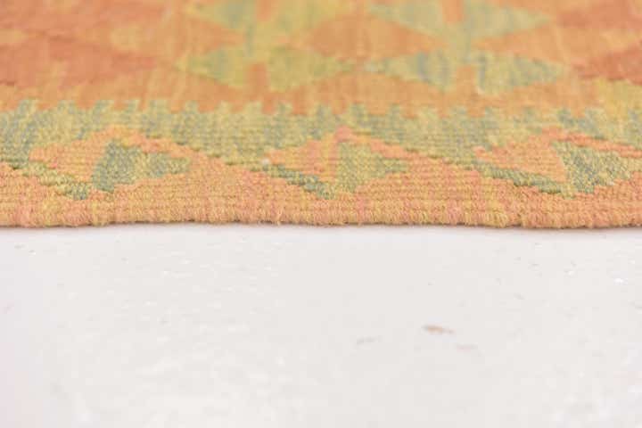 3' 2 x 5' Hand Woven Kilim Waziri Wool Rug