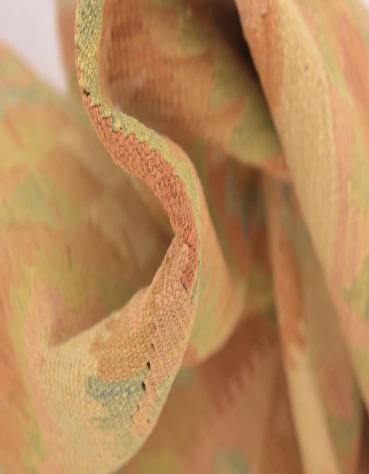 Detail image of 3' 2 x 5'  Hand Woven Kilim Waziri Wool Rug