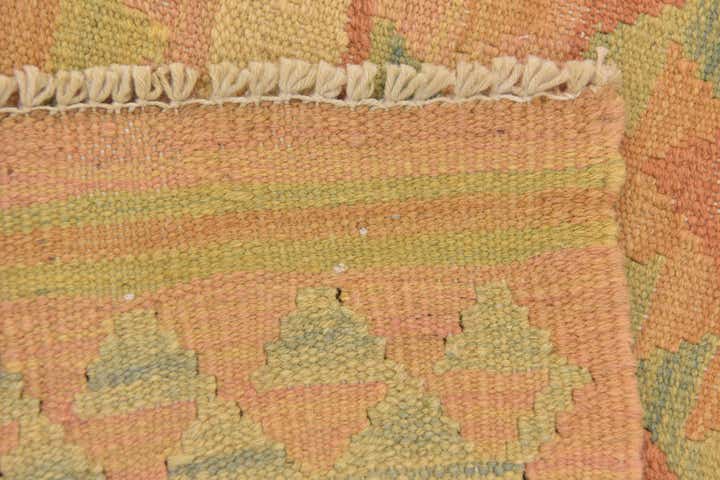 3' 2 x 5' Hand Woven Kilim Waziri Wool Rug
