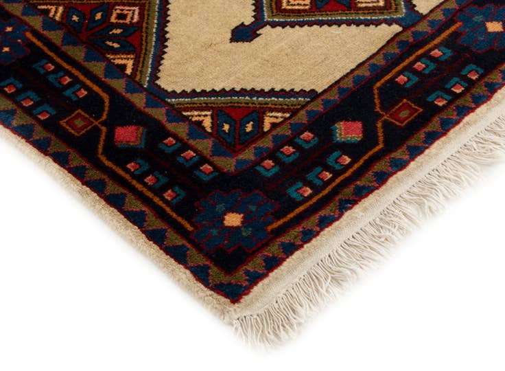 Detail image of 3' 6 x 5' Hand Knotted Koliaei Persian Wool Rug