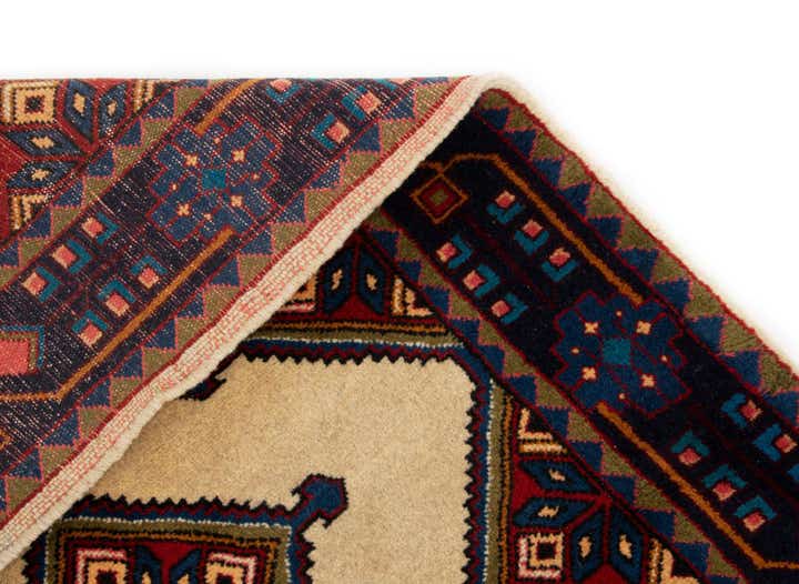 3' 6 x 5' Hand Knotted Koliaei Persian Wool Rug
