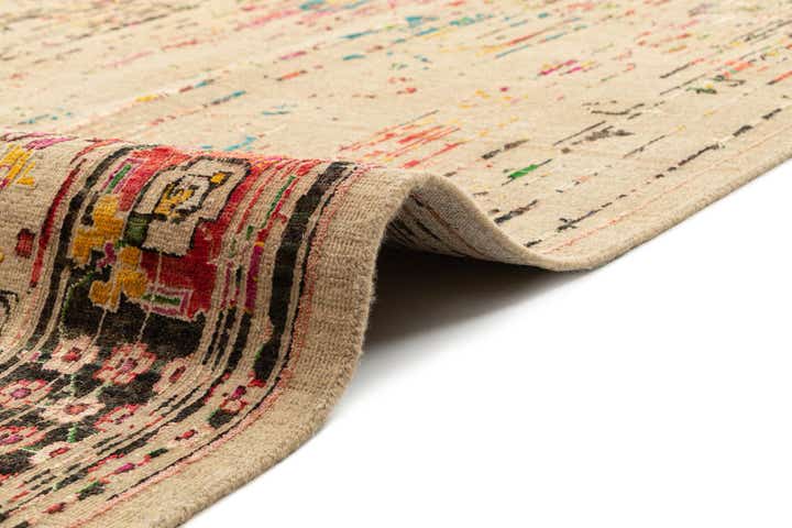 9' 10 x 13' 1 Hand Knotted Kundan Rug
