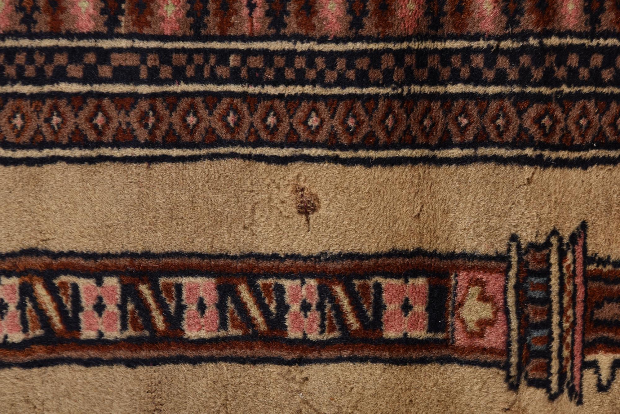 4' 3 x 6' 4 Hand Knotted Lahour Oriental Rug
