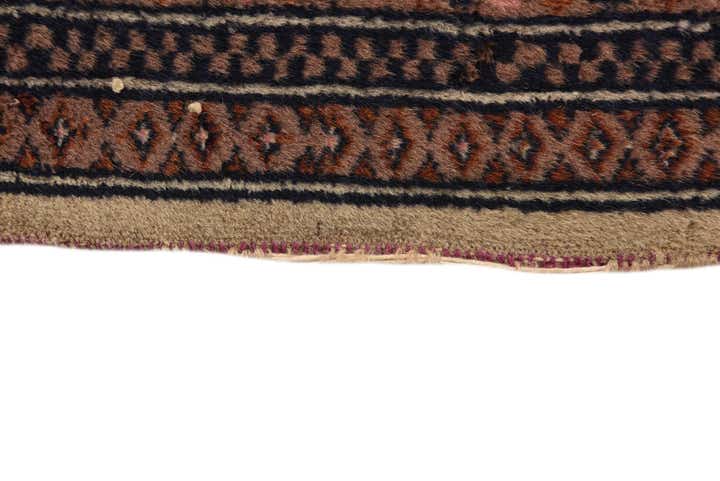 4' 3 x 6' 4 Hand Knotted Lahour Oriental Rug