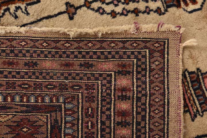 4' 3 x 6' 4 Hand Knotted Lahour Oriental Rug