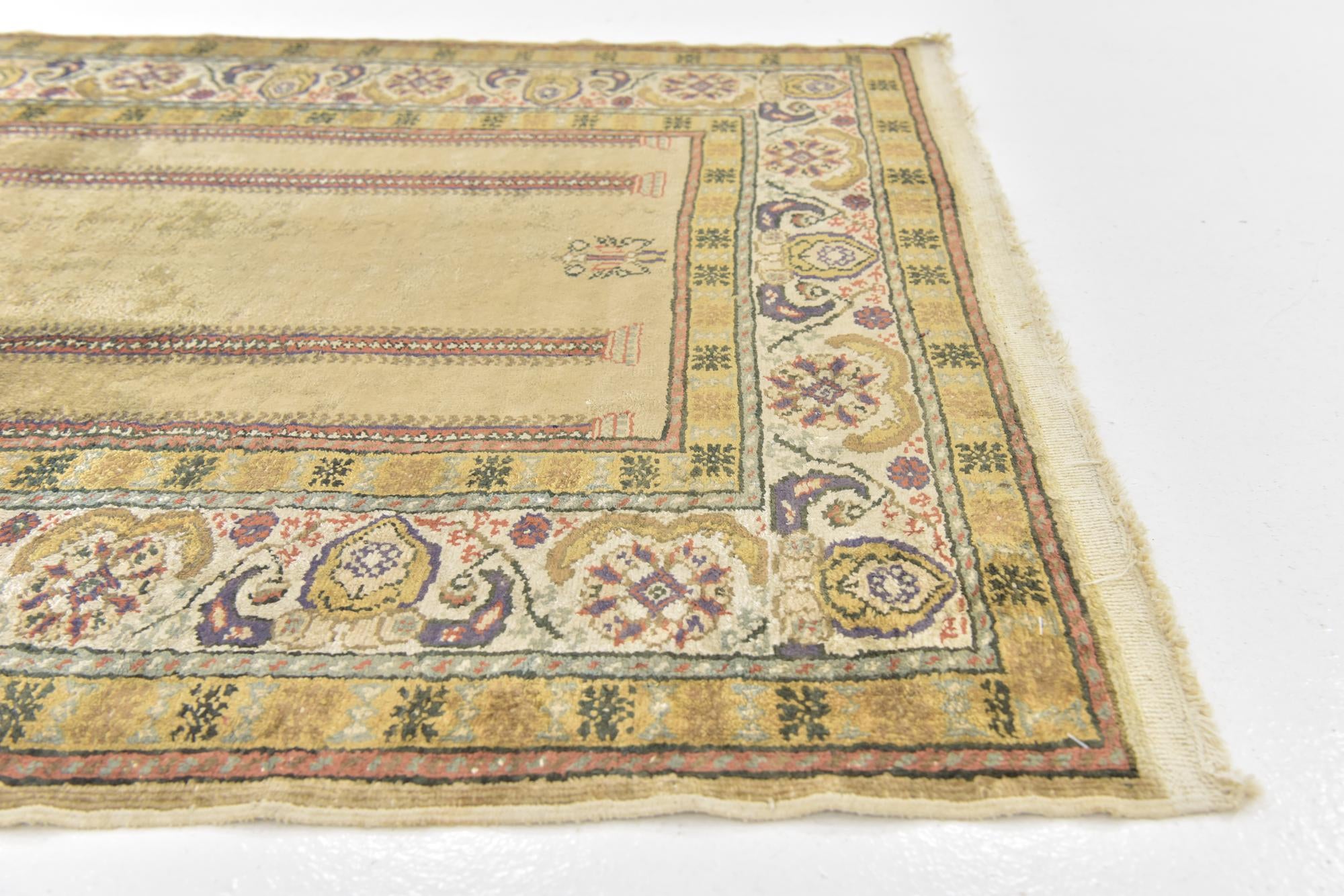 3' 2 x 4' 8 Hand Knotted Lahour Rug