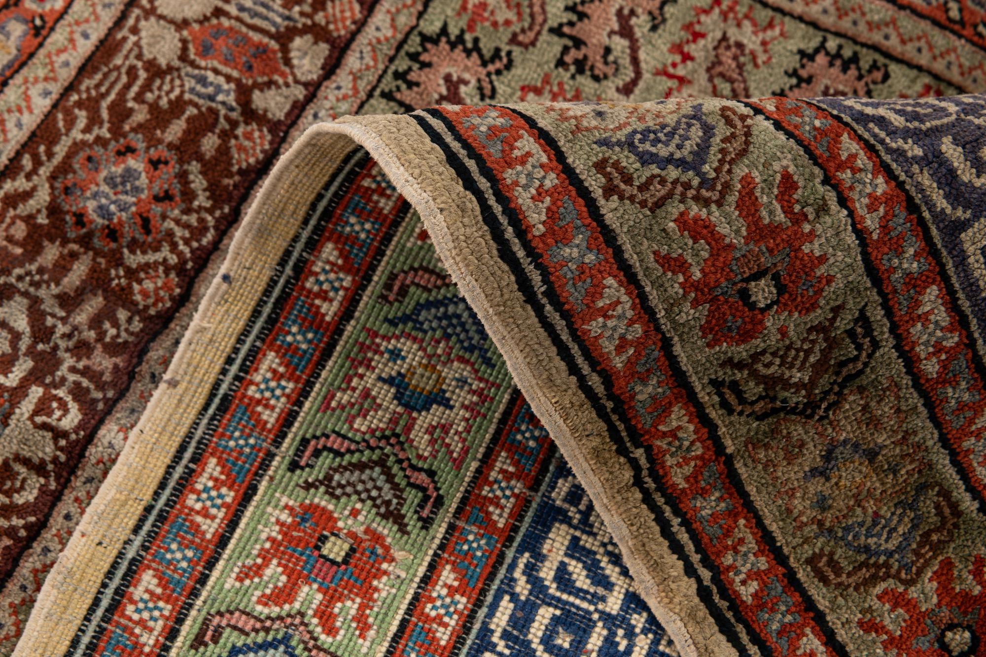 3' 10 x 5' 11 Hand Knotted Lahour Oriental Wool Rug