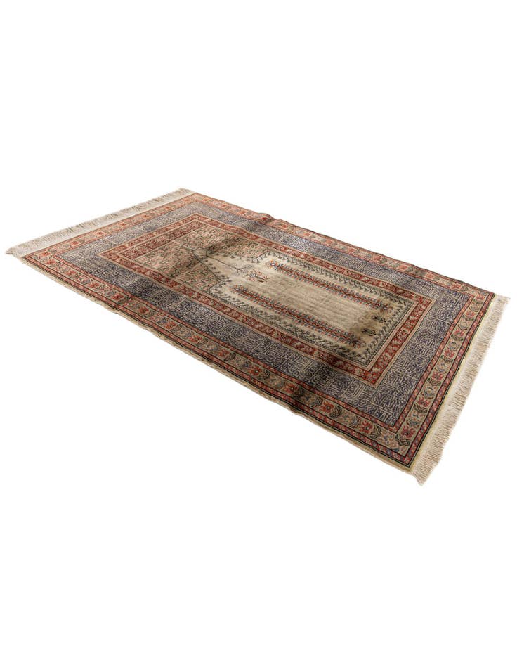 Detail image of 3' 10 x 5' 11 Hand Knotted Lahour Oriental Wool Rug