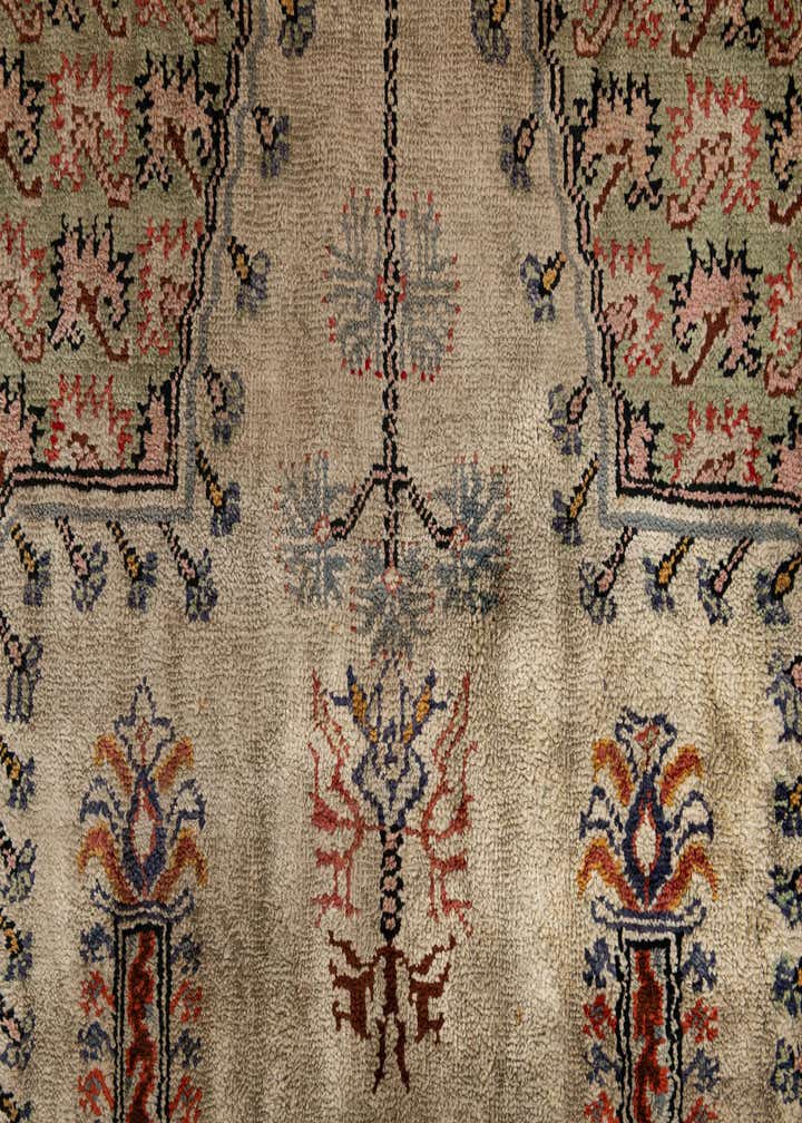 3' 10 x 5' 11 Hand Knotted Lahour Oriental Wool Rug