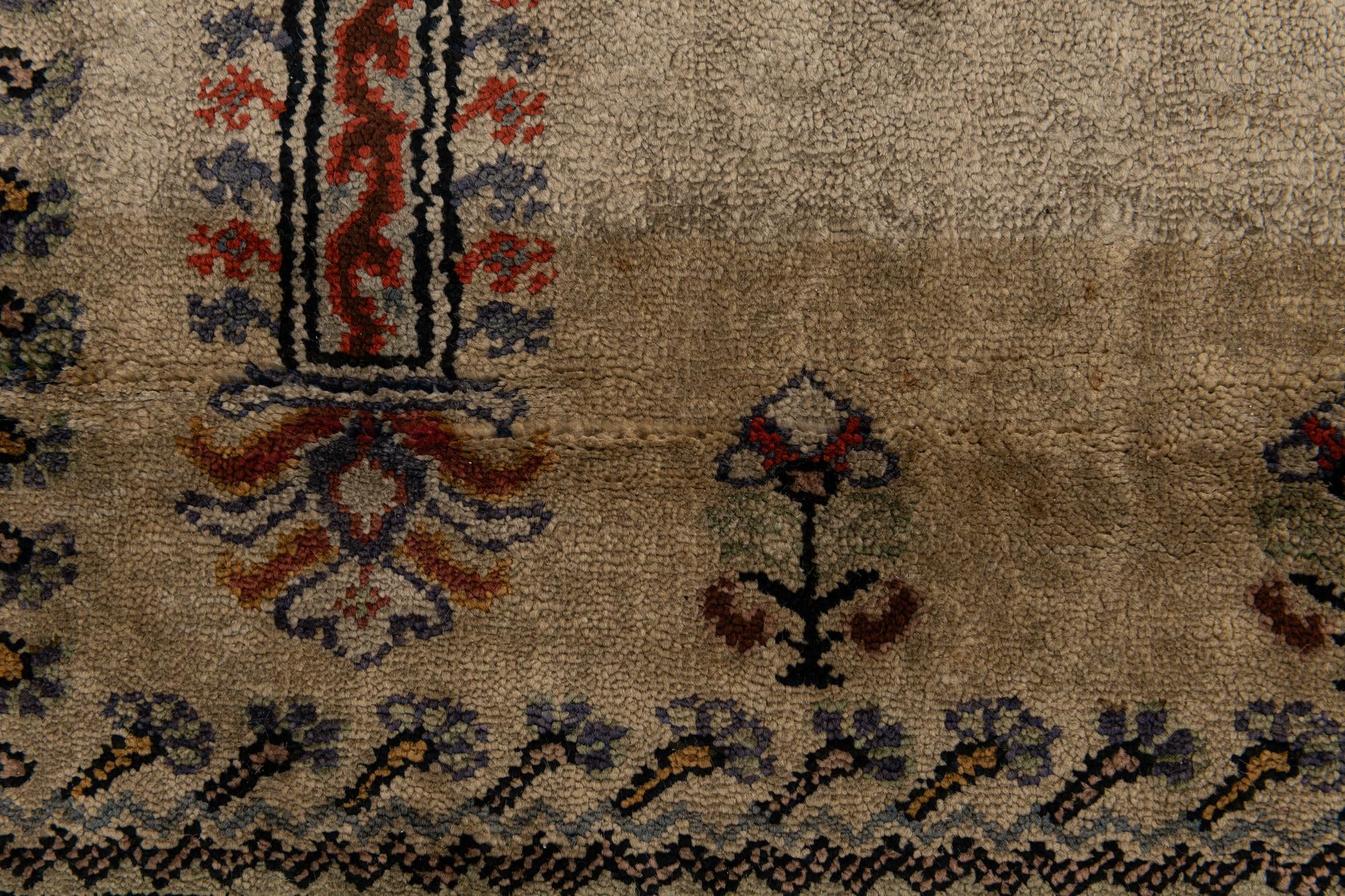 3' 10 x 5' 11 Hand Knotted Lahour Oriental Wool Rug