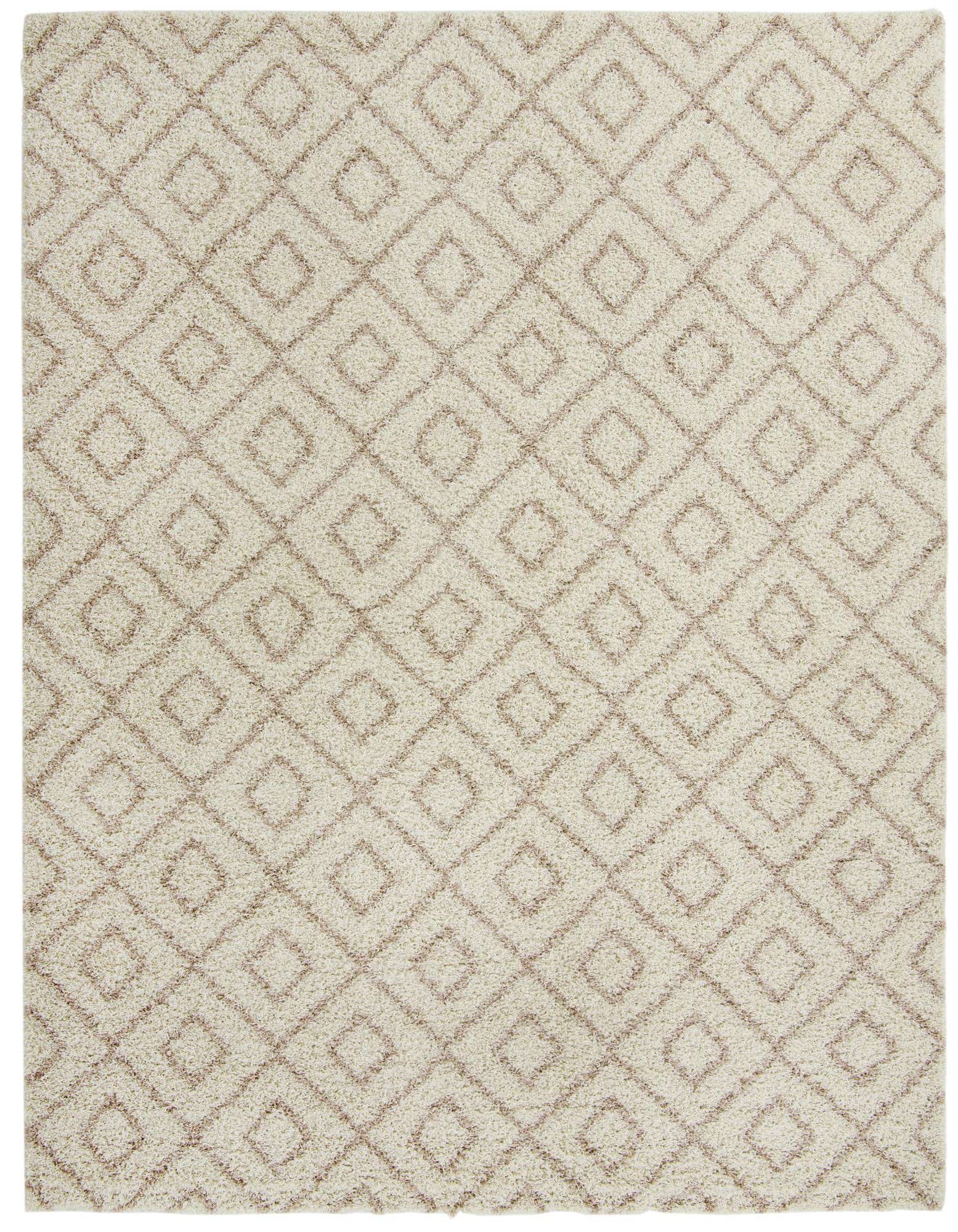 10' x 13' Lattice Shag Rug