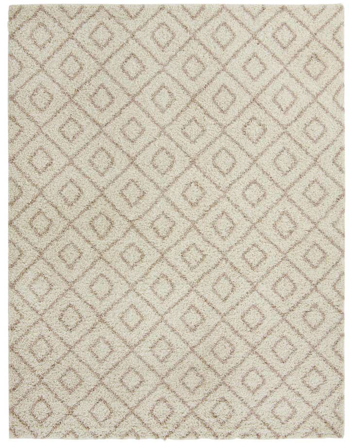 10' x 13' Lattice Shag Rug
