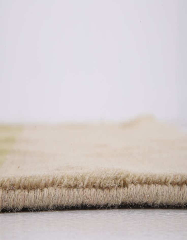 Detail image of 4' x 5' 11 Hand Knotted Loribaft Gabbeh Oriental Wool Rug