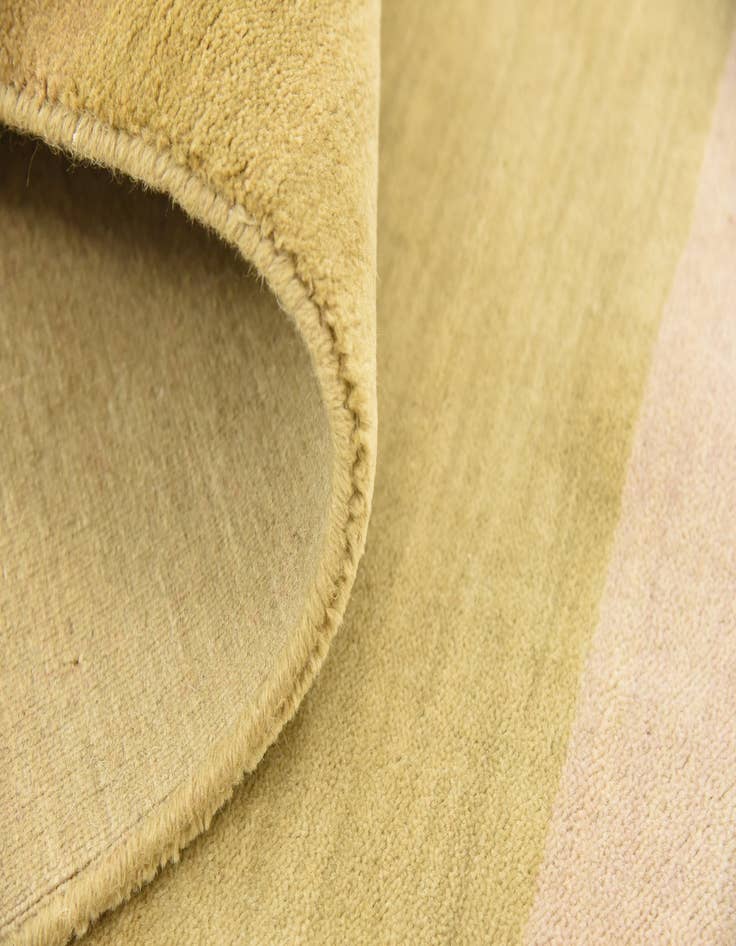 Detail image of 4' x 5' 11 Hand Knotted Loribaft Gabbeh Oriental Wool Rug