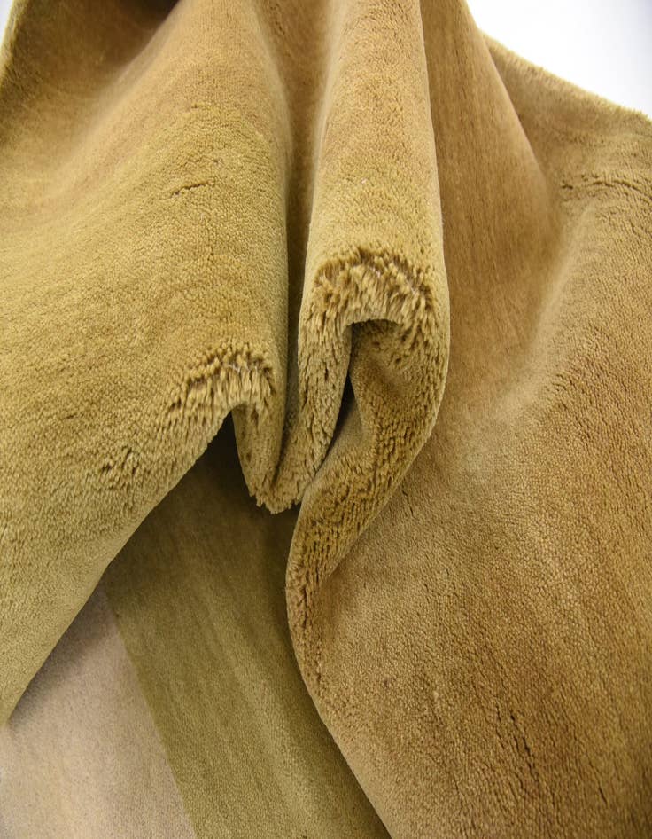 Detail image of 4' x 5' 11 Hand Knotted Loribaft Gabbeh Oriental Wool Rug