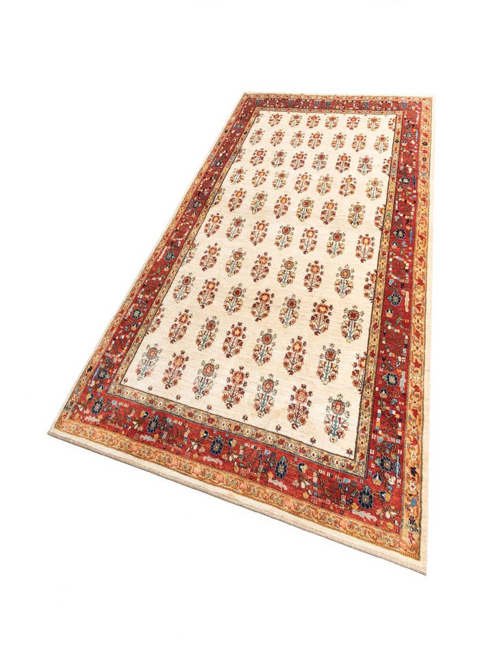 Detail image of 8' x 10'  Hand Knotted Luribaft Rug