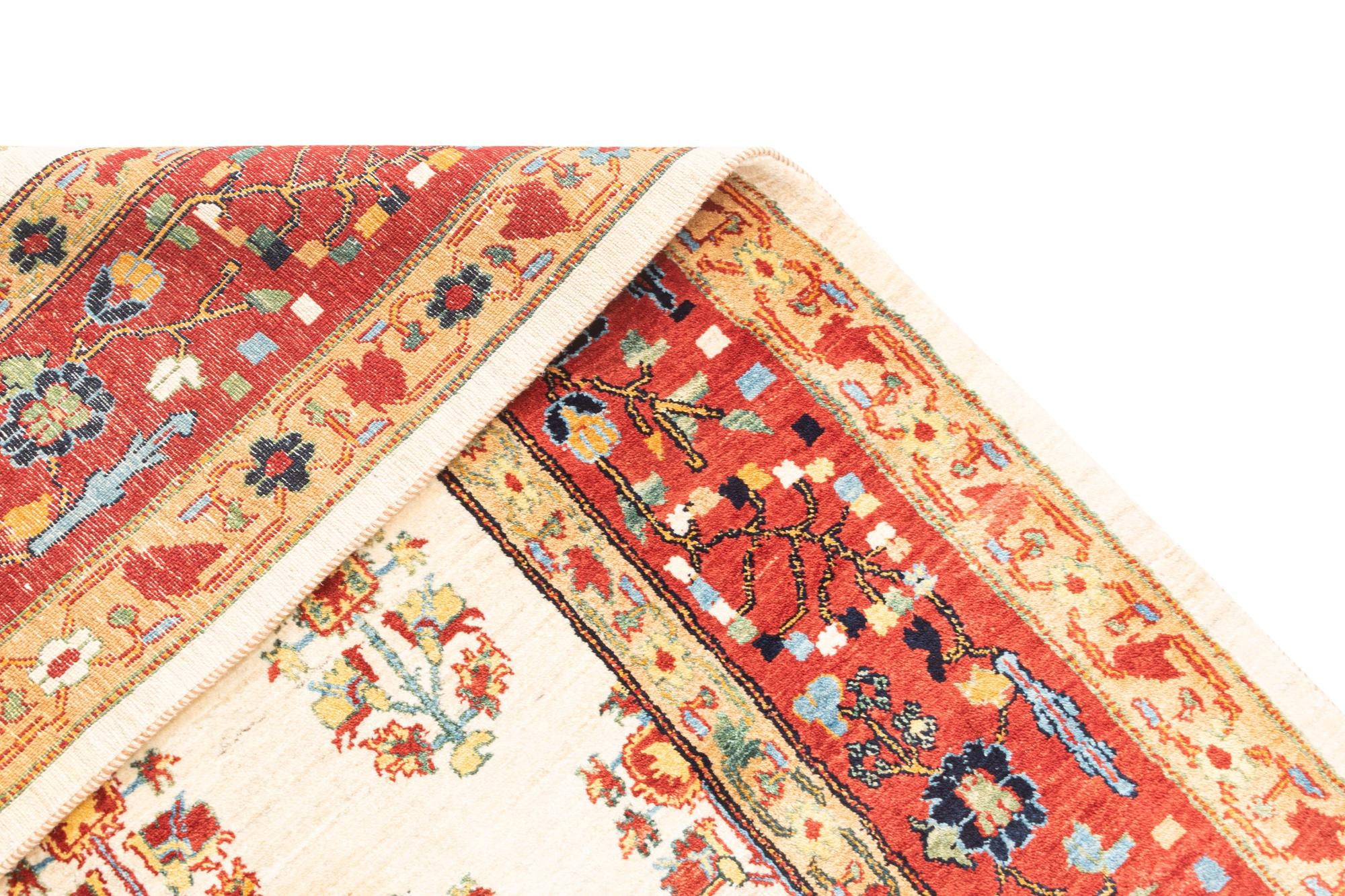 8' x 10' Hand Knotted Luribaft Rug