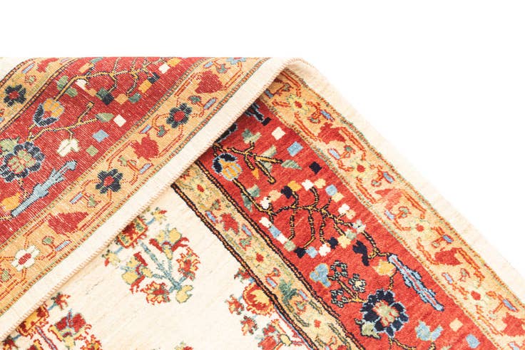 Detail image of 8' x 10' Hand Knotted Luribaft Rug