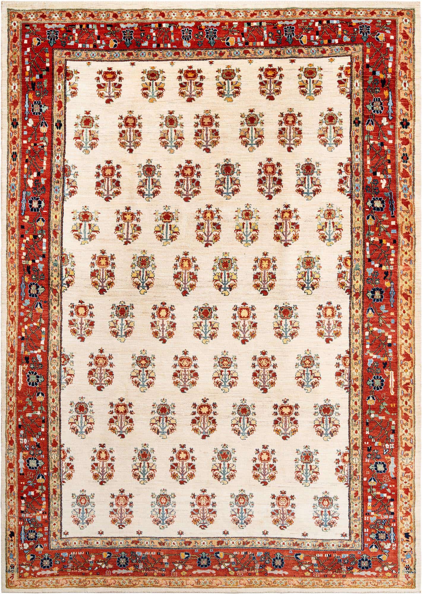 8' x 10' Hand Knotted Luribaft Rug