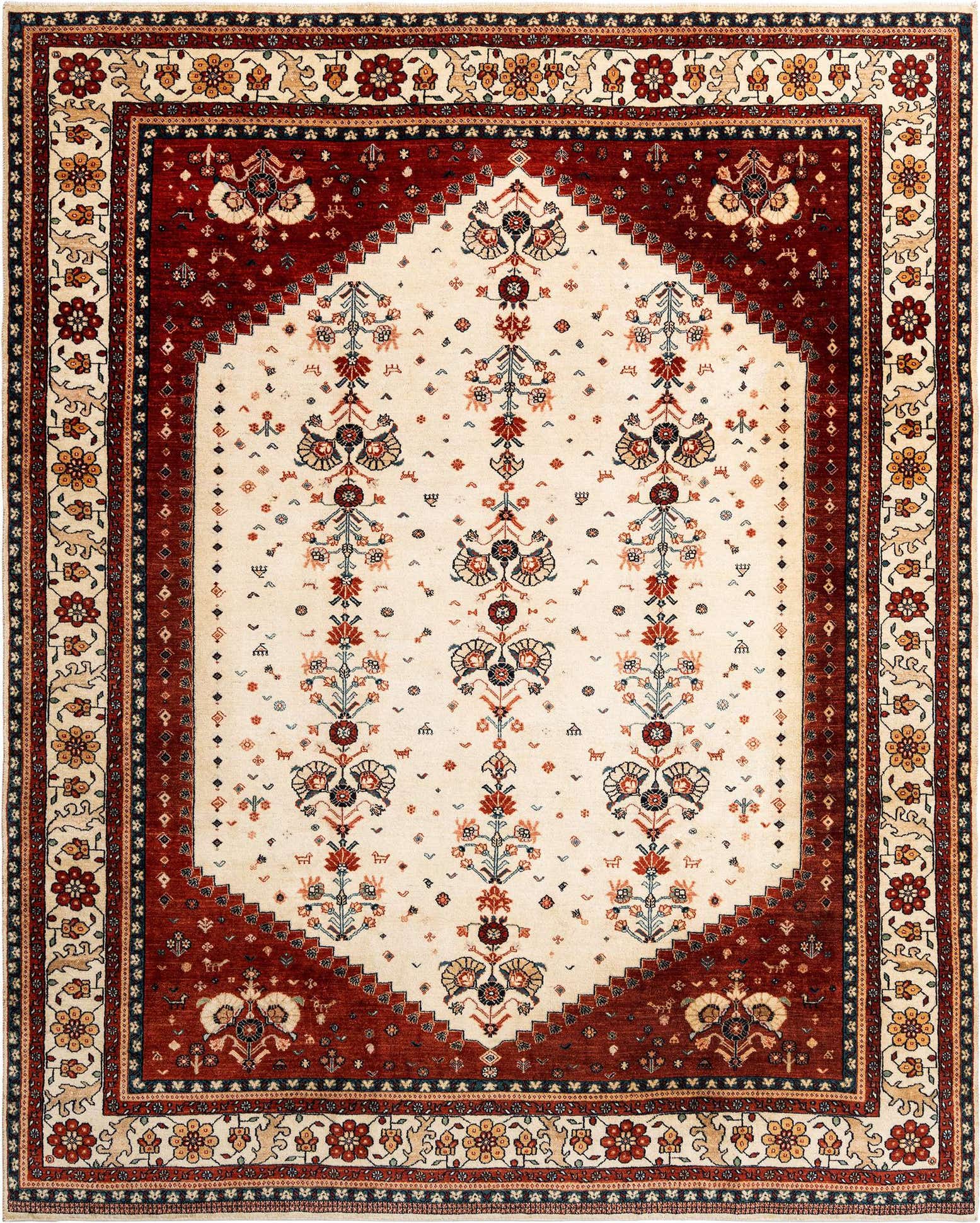 8' 2 x 11' 4 Hand Knotted Luribaft Rug