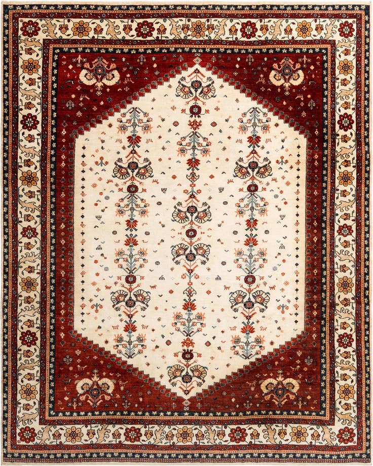 Detail image of 8' 2 x 11' 4 Hand Knotted Luribaft Rug