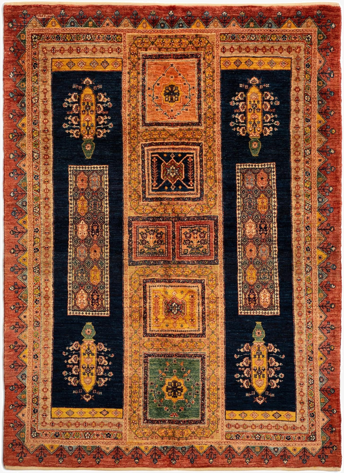 4' 11 x 6' 11 Luribaft Wool Rug