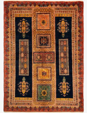 4' 11 x 6' 11 Luribaft Wool Rug
