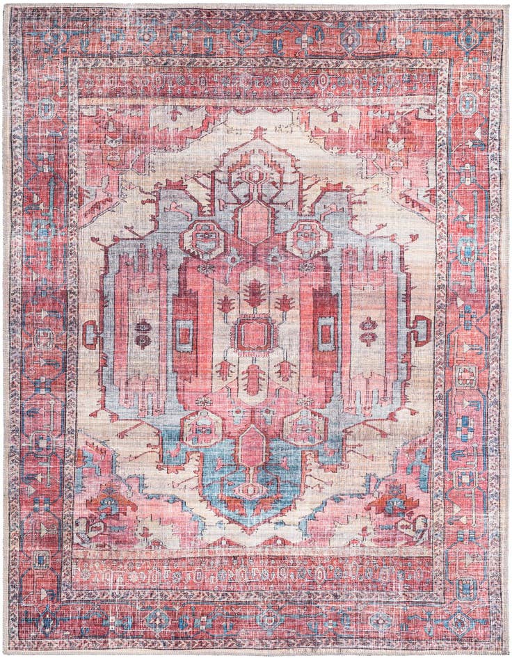 Detail image of 5' 3 x 8' Washable Maahru Rug