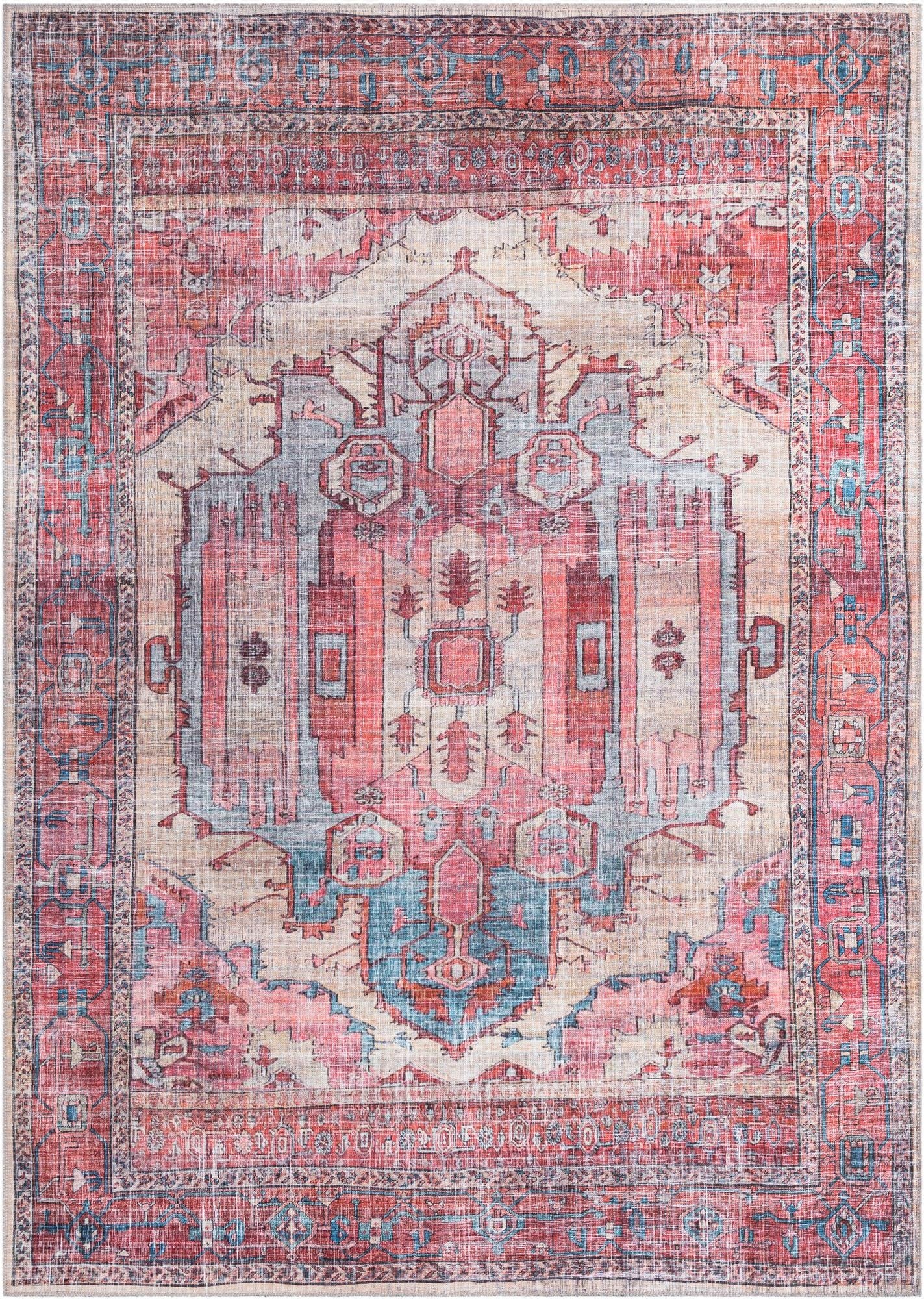 Primary image 7' 3 x 10'  Washable Maahru Rug