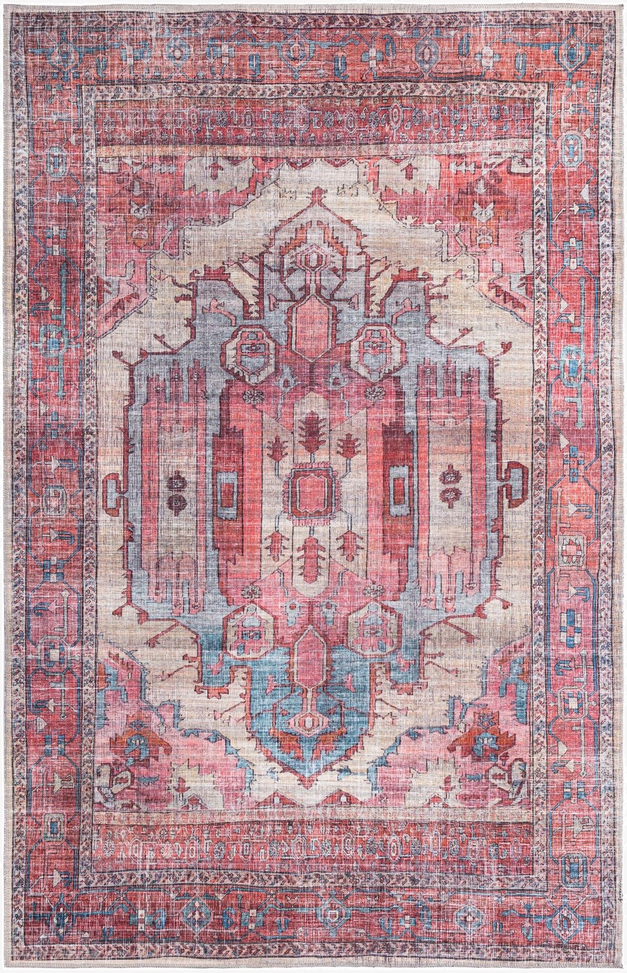 6' x 9'  Washable Maahru Rug