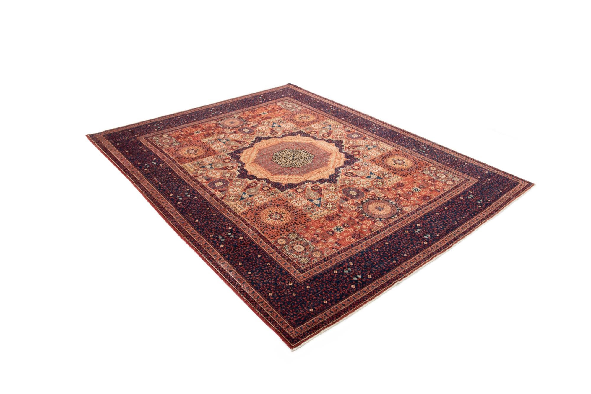 7' 10 x 9' 7 Mamluk Wool Rug