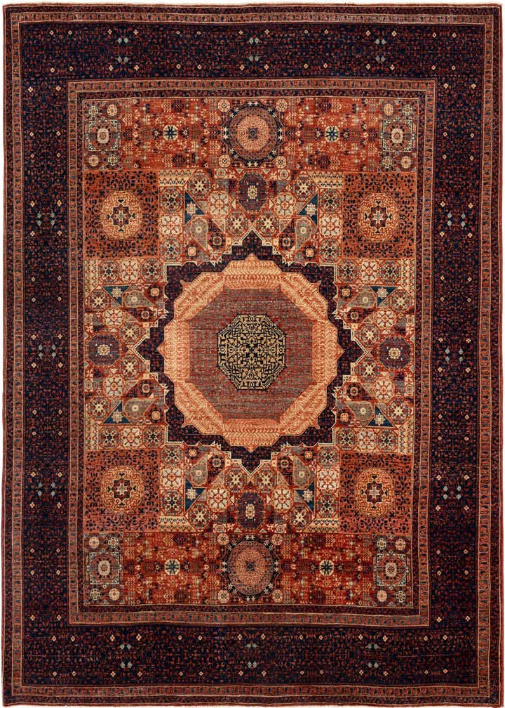 7' 10 x 9' 7 Mamluk Wool Rug