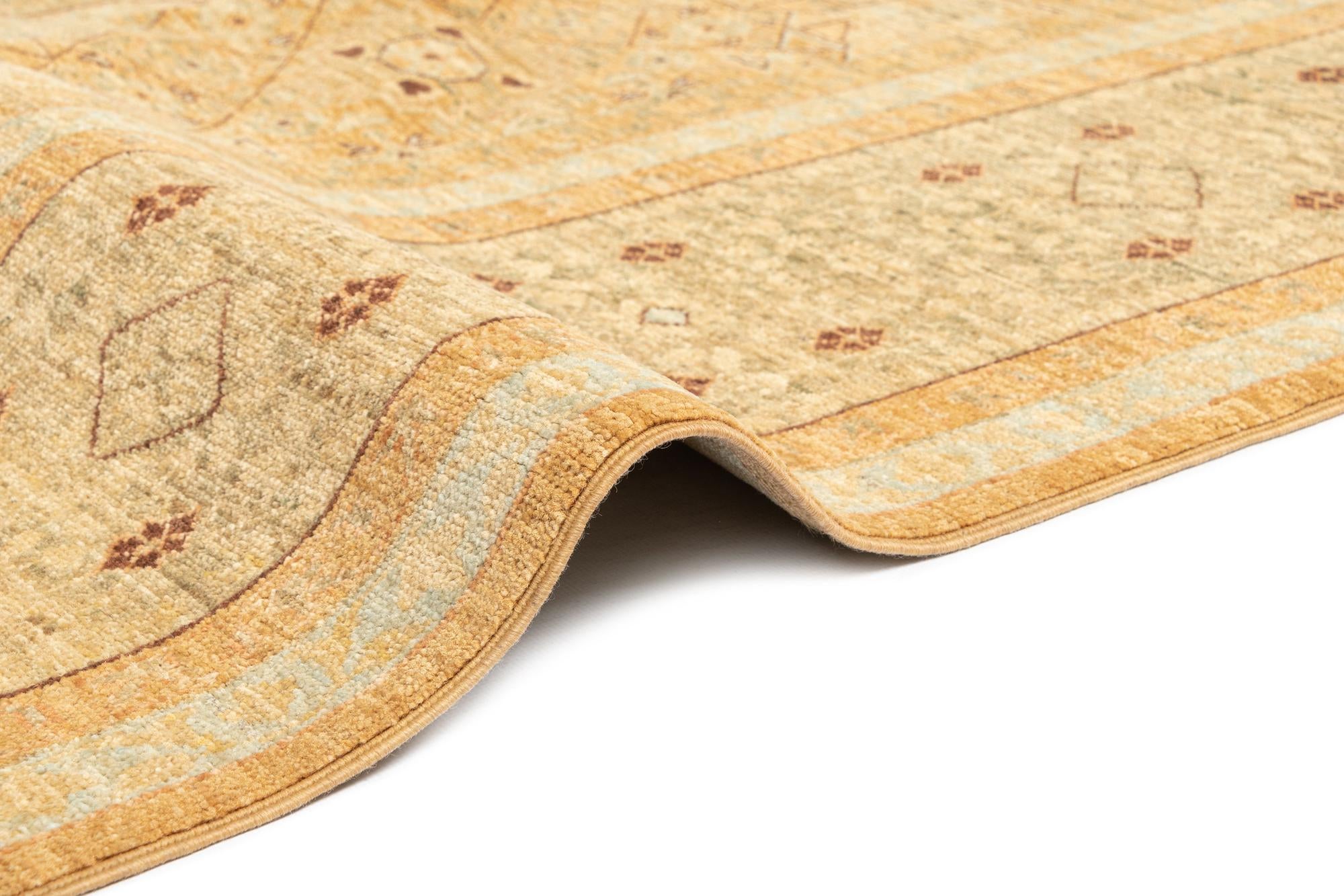 6' 11 x 9' 5 Mamluk Wool Rug