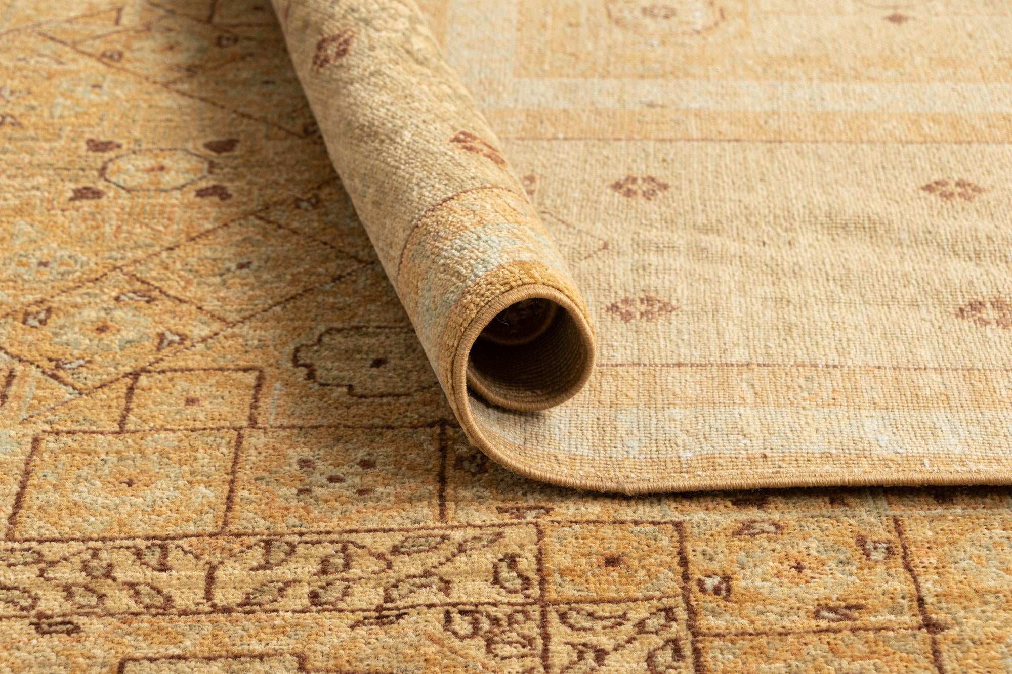 6' 11 x 9' 5 Mamluk Wool Rug