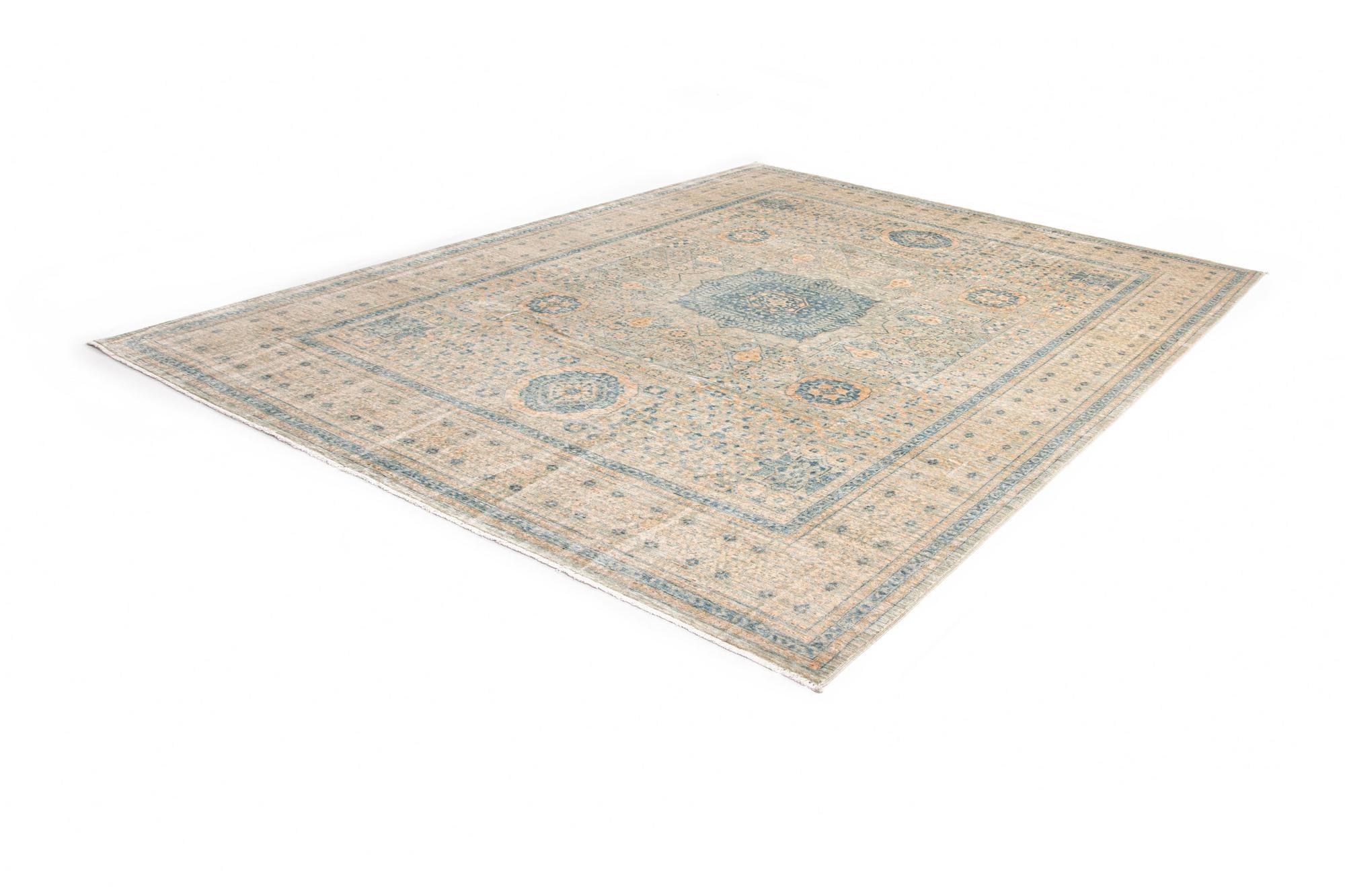8' x 9' 10 Mamluk Wool Rug